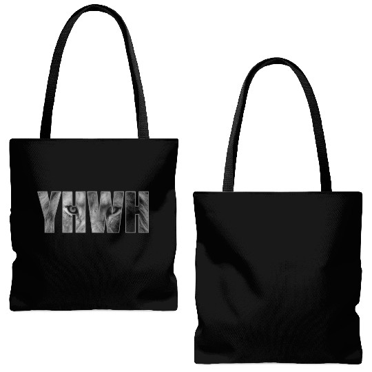 YHWH Yahweh God Lion Gift Tote Bags (AOP)