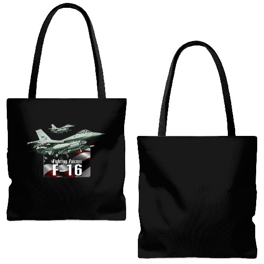 F-16 Fighter Jet Tote Bags (AOP)