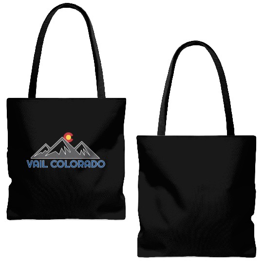 Vail Colorado Rocky Mountain Tote Bags (AOP)