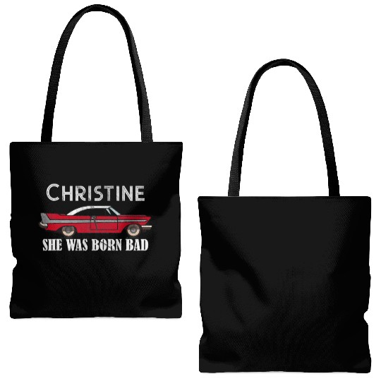 Christine Classic Car Model Lover Automotive Theme Tote Bags (AOP)