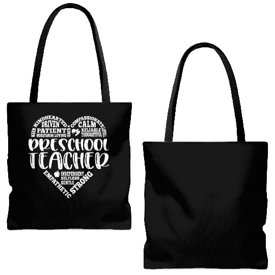 Preschool Teacher, Pre K teacher Tote Bags (AOP)
