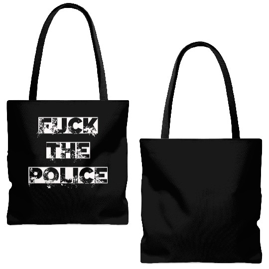 fuck the police Tote Bags (AOP)