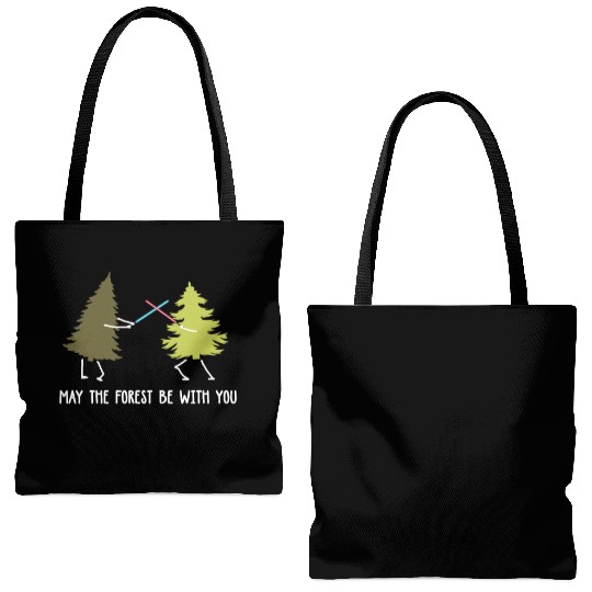 May the forest be with you Tote Bags (AOP)
