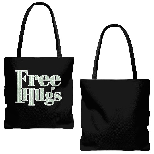 Free hugs Tote Bags (AOP)