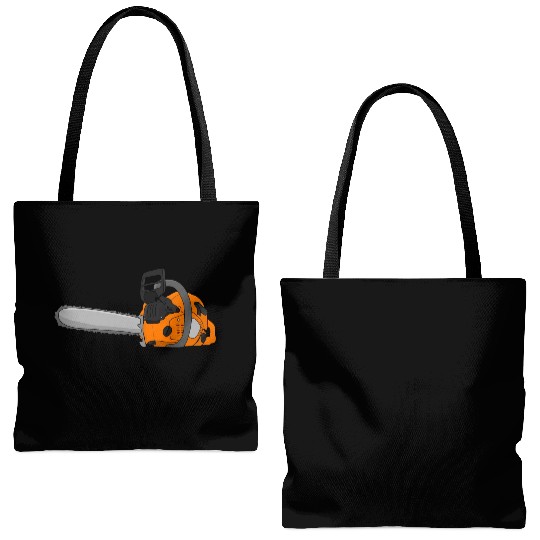 chainsaw Tote Bags (AOP)