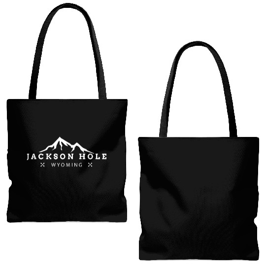 Jackson Hole Wyoming Tote Bags (AOP) National Park Tote Bags (AOP) M