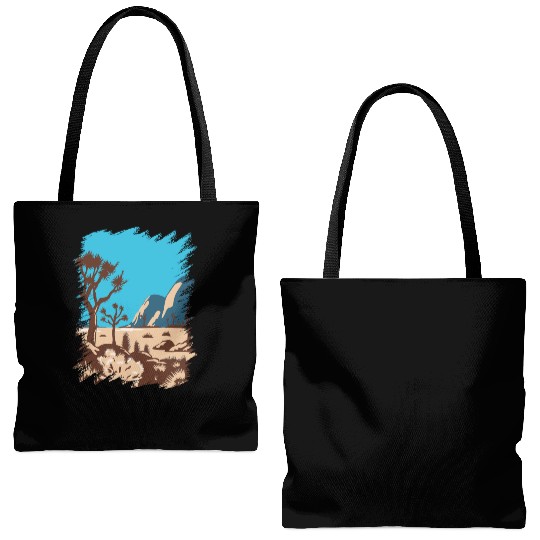 Joshua Tree National Park California Tote Bags (AOP)