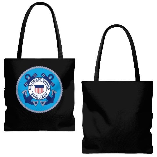 Us Coast Guard Auxiliary Homeland Security Patch Tote Bags (AOP)