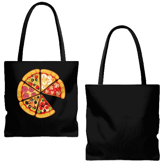 Pizza and Slice Dad and Son Matching Tote Bags (AOP)