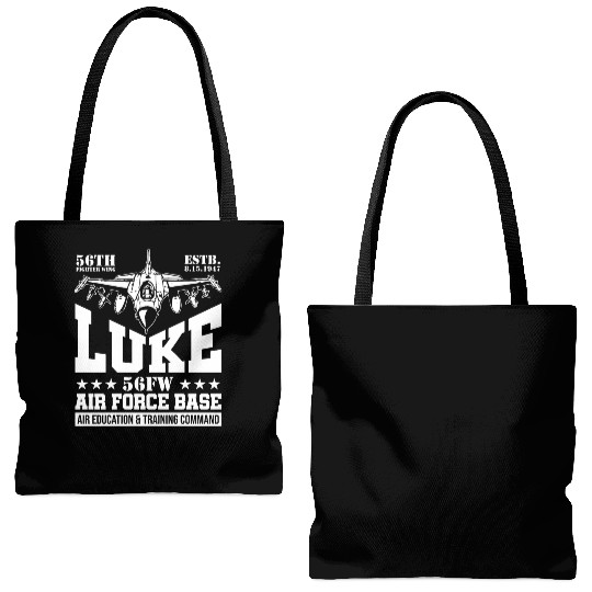 Luke Air Force Base USAF F35 Fighter Wing Tote Bags (AOP)