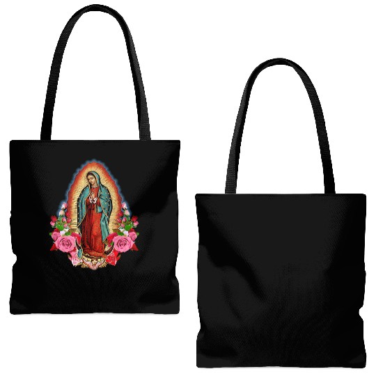 Our Lady Of Guadalupe Saint Virgin Mary birthday c Tote Bags (AOP)