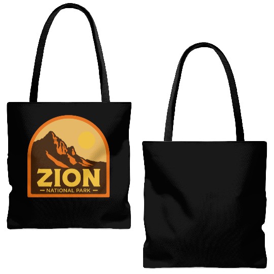 zion national park Tote Bags (AOP)