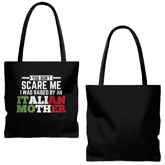 Italian Flag Italy Italian Tote Bags (AOP)