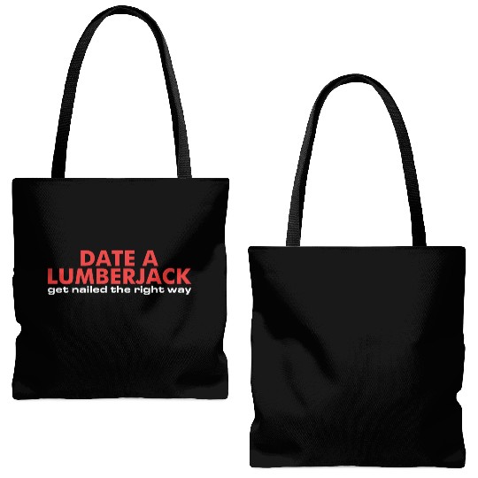 Funny Lumberjack Woodworking Chainsaw Professi Tote Bags (AOP)