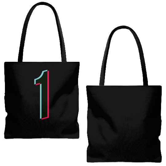 1 - jersey number - Tiktok glitch Tote Bags (AOP)
