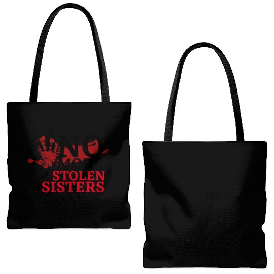 No MS Sisters/MMIW Girl Native American Tote Bags (AOP)