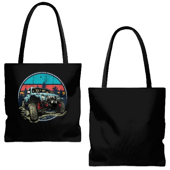 Jeep Offroad Tote Bags (AOP)
