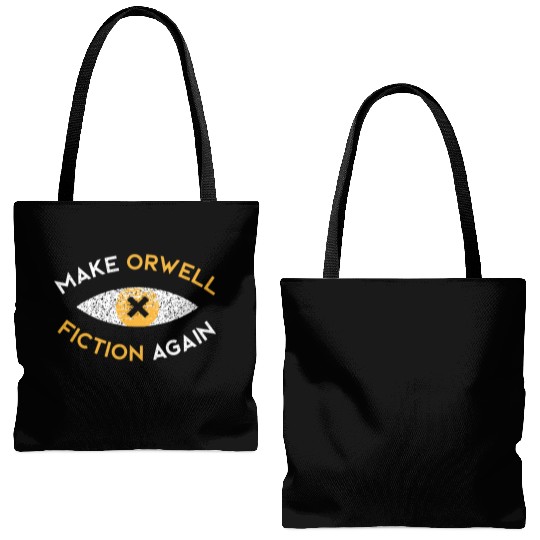 Make Orwell fiction again Philosophy Tote Bags (AOP)