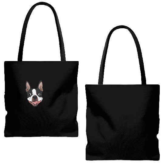 Boston Terrier Lover Cute Boston Terrier Dog Lover Tote Bags (AOP)