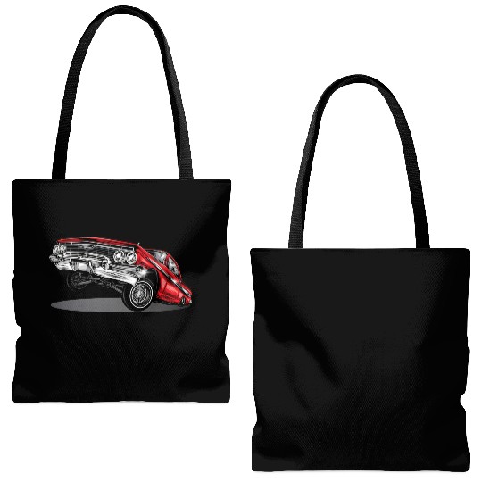 lowrider car Tote Bags (AOP)