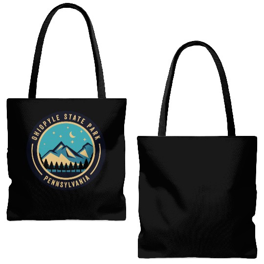 Ohiopyle State Park Pennsylvania Tote Bags (AOP)