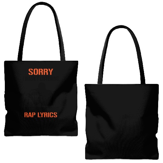 Rapper MC Hip Hop Rap Lyrics Freestyle Quote Tote Bags (AOP)