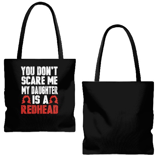 My Daughter Is A Redhead Ginger Red Hair Tote Bags (AOP)