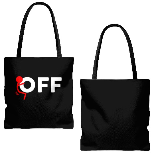 Fuck Off Tote Bags (AOP)