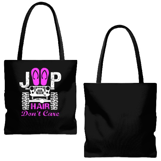 Jeep Hair Don't Care Tote Bags (AOP)