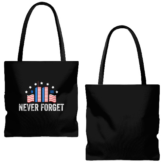 Never Forget 9/11 Patriot Day 2021 Tote Bags (AOP)