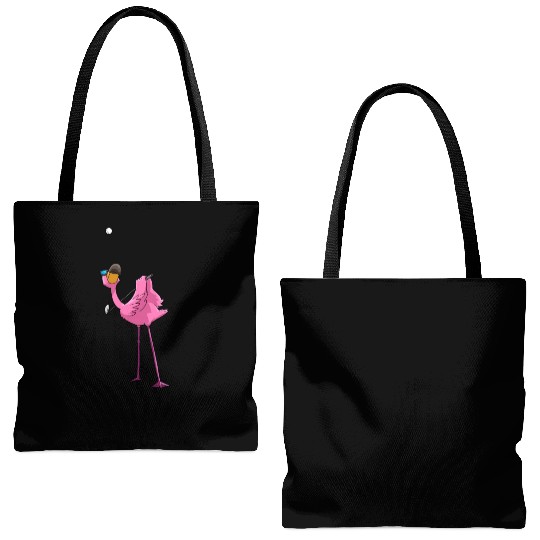 Flamingo Golf Golfing Tote Bags (AOP)