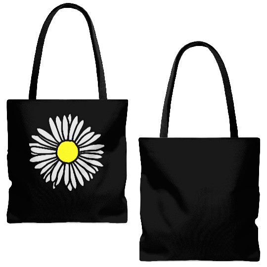 Daisy Flower Bloom Tote Bags (AOP)