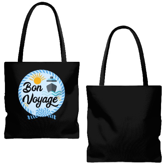 Bon Voyage Tote Bags (AOP)