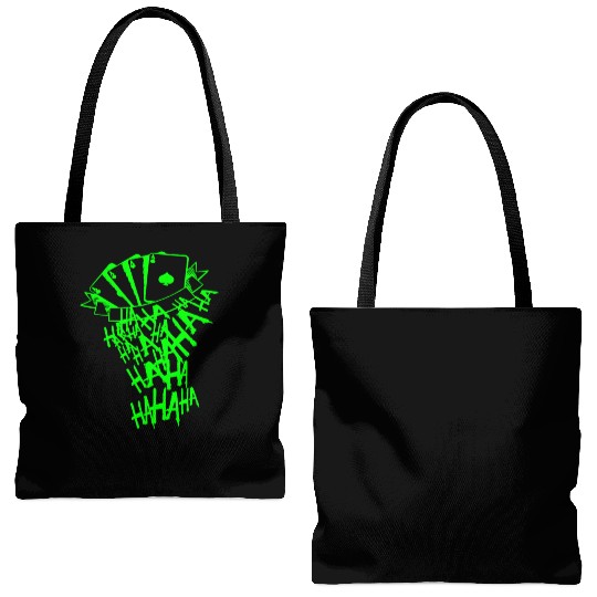 Joker Laugh Tote Bags (AOP)