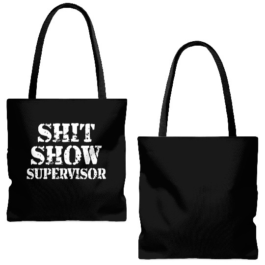shit show supervisor Tote Bags (AOP)