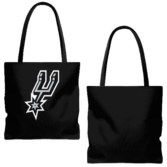 San Antonio Spurs logo Tote Bags (AOP)