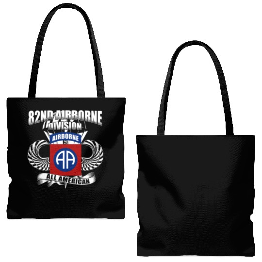 82nd Airborne Division US Army Tote Bags (AOP)