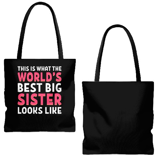 World's best sister Best Sister Gift Tote Bags (AOP)