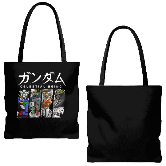GUNDAM 00 Celestial Being Tote Bags (AOP)