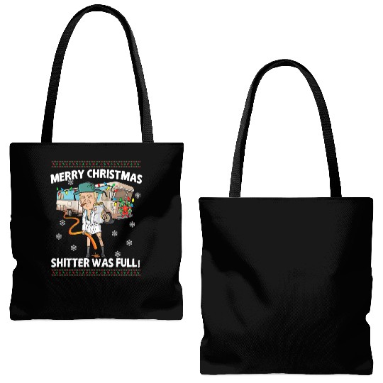 Donald Trump Cousin Eddie Christmas Tote Bags (AOP) Shitte