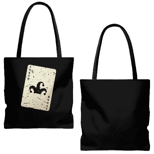 Joker card Tote Bags (AOP)