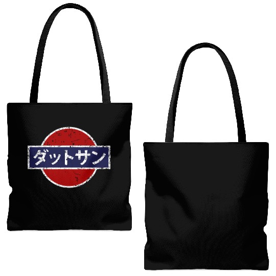 Datsun Vintage Japanese Car Tote Bags (AOP)