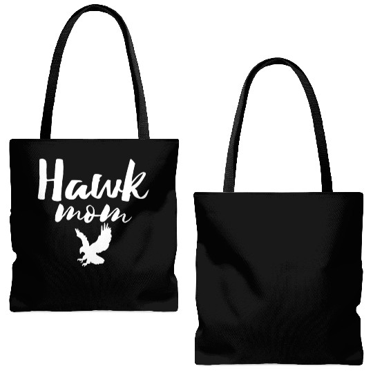 Hawk Mom Tote Bags (AOP)