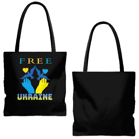Free Ukraine. Peace not War. Tote Bags (AOP)