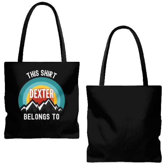 Dexter Tote Bags (AOP), This Tote Bags (AOP) Belongs to Dexter