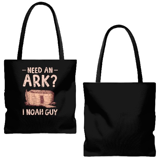 Need an Ark I Noah Guy Funny Christian Tote Bags (AOP)