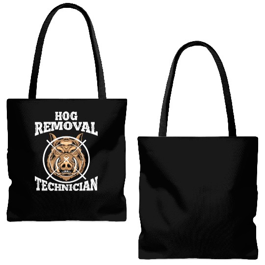 Boar wild boar hunting Wild boar hunter Tote Bags (AOP)