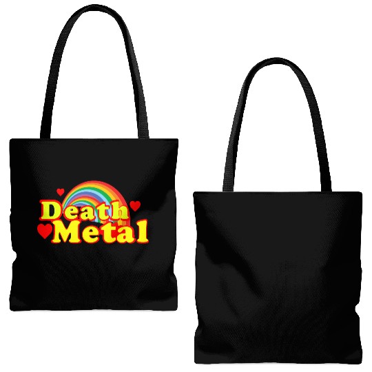 Death Metal Heavy metal Tote Bags (AOP)