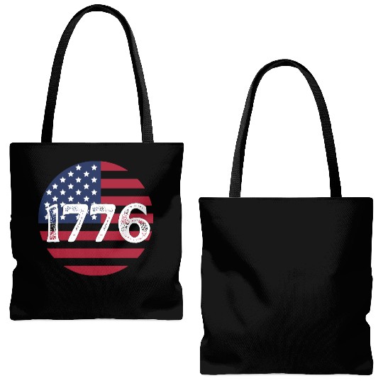 1776 - In US Flag Tote Bags (AOP)