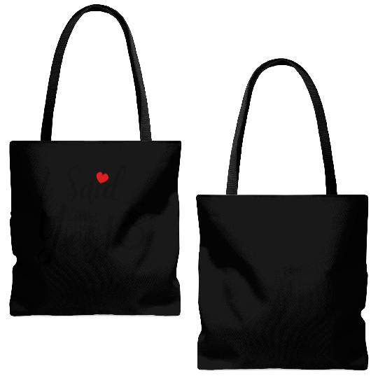 I Said Yes Engagement Tote Bags (AOP)